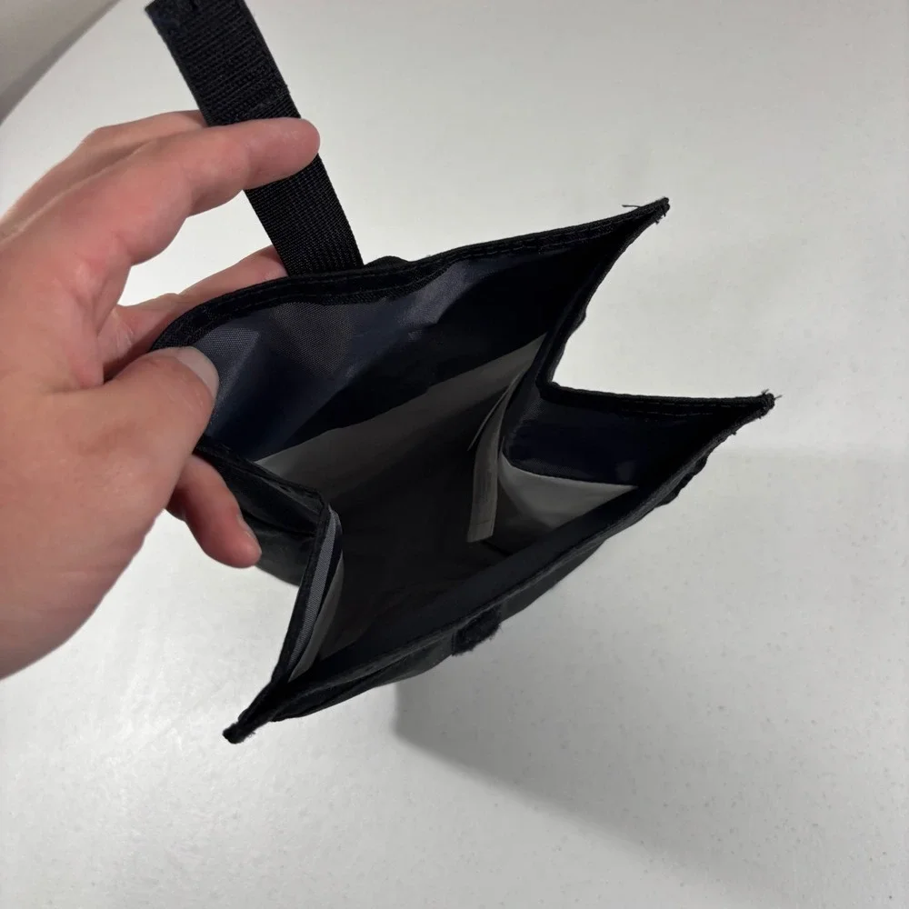 JanSport Rolltop Lunch Bag Black Insulated Tote JS0A2UQ2 Factory Sample!